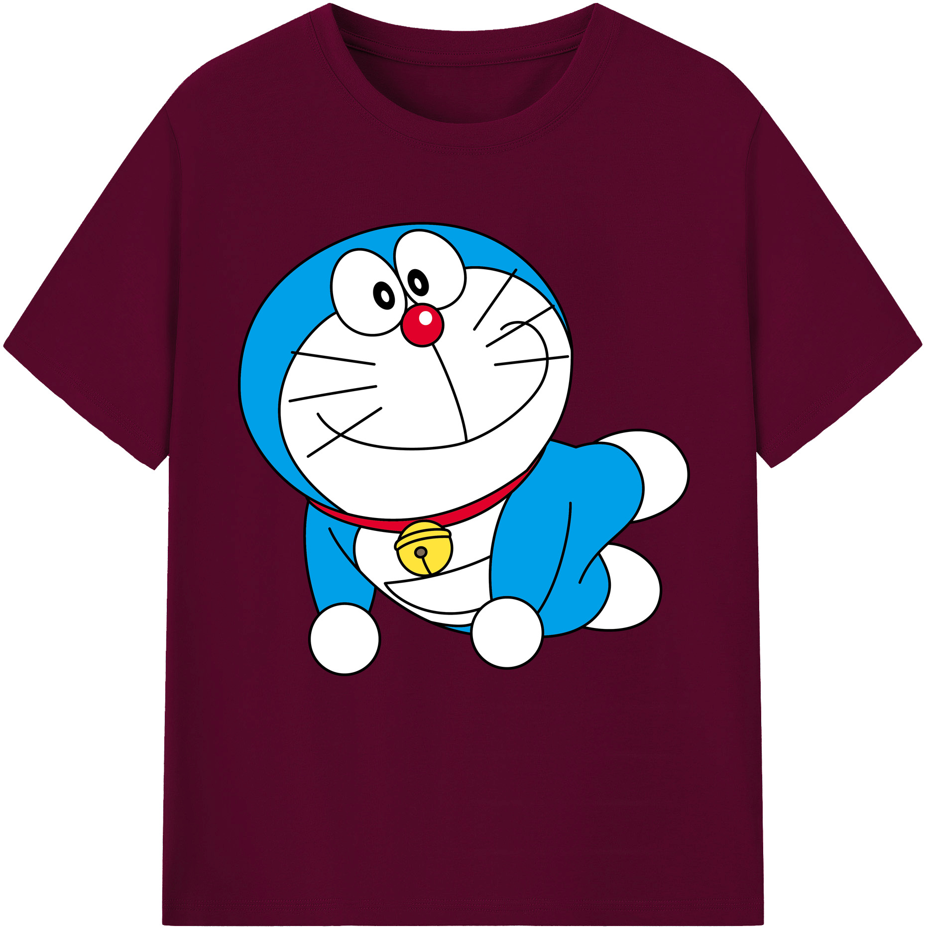 （画像用） ドラえもん Doraemon レディースカジュアルプリントTシャツ（綿100％）